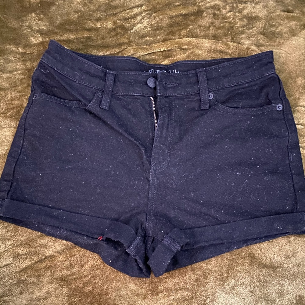 lack denim shorts